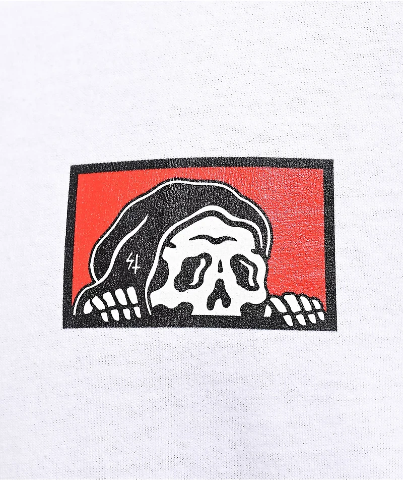 Lurking Class by Sketchy Tank Box Lurker White T-Shirt