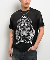 Lurking Class by Sketchy Tank Breaking The Law Black Wash T-Shirt