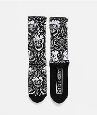 Lurking Class by Sketchy Tank Burning Soul Black Crew Socks