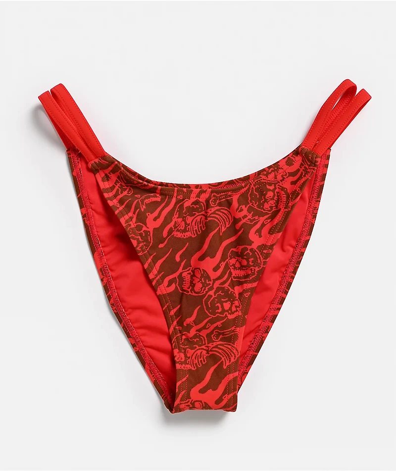 Lurking Class by Sketchy Tank Burning Souls High Leg Bikini Bottom