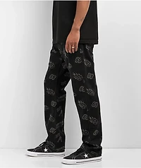 Lurking Class by Sketchy Tank Burnout Black Denim Jeans