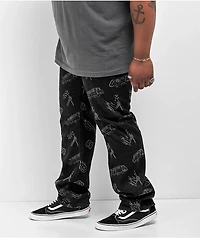 Lurking Class by Sketchy Tank Burnout Black Denim Jeans