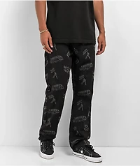 Lurking Class by Sketchy Tank Burnout Black Denim Jeans