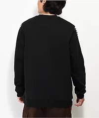 Lurking Class by Sketchy Tank Burnouts Race Black Crewneck Sweatshirt