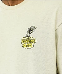 Lurking Class by Sketchy Tank Burrito Breath Burn Out Natural T-Shirt