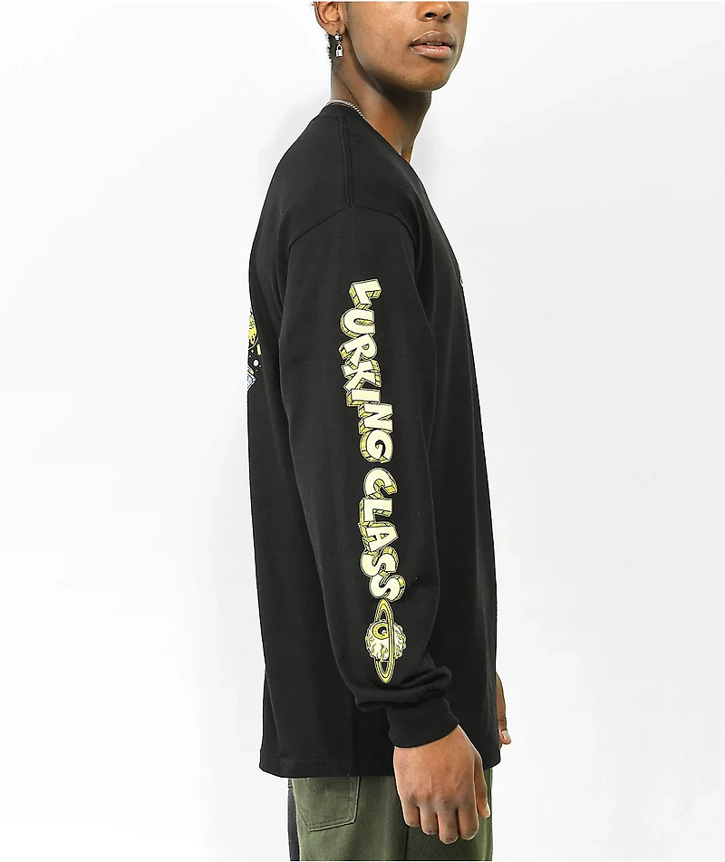 Lurking Class by Sketchy Tank Burrito Breath Dealer Black Long Sleeve T-Shirt