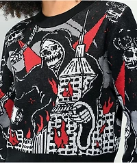 Lurking Class by Sketchy Tank Destroy Black Crewneck Sweatshirt