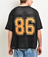 Lurking Class by Sketchy Tank Class Of 86 Black Crop Football Jersey