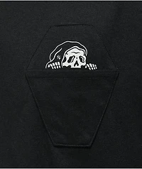 Lurking Class by Sketchy Tank Coffin Black Pocket T-Shirt