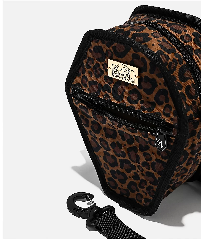Lurking Class by Sketchy Tank Coffin Leopard Crossbody Bag