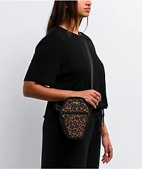 Lurking Class by Sketchy Tank Coffin Leopard Crossbody Bag