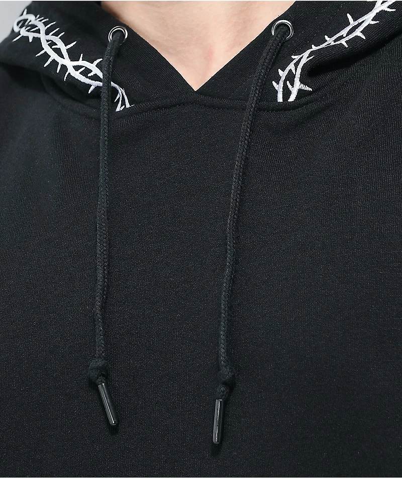 Lurking Class by Sketchy Tank Coffin Pocket Black Hoodie