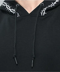 Lurking Class by Sketchy Tank Coffin Pocket Black Hoodie
