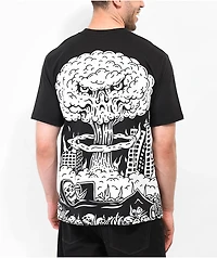 Lurking Class by Sketchy Tank Comfortable Allover Print Black T-Shirt