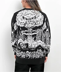 Lurking Class by Sketchy Tank Comfortable Black Sweater