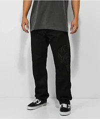 Lurking Class by Sketchy Tank Corner Denim Black Jeans