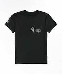 Lurking Class by Sketchy Tank Corner Pocket Black T-Shirt