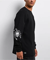 Lurking Class by Sketchy Tank Crawl Black Thermal Long Sleeve T-Shirt