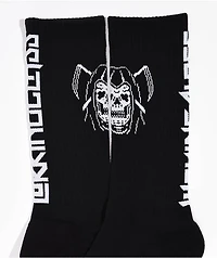 Lurking Class by Sketchy Tank Crossed Black Crew Socks