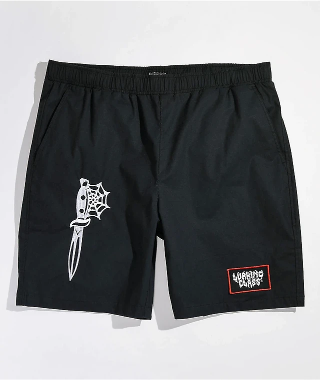 Nike SB Novelty Black Elastic Waist Board Shorts at Hamilton Place - Main Image