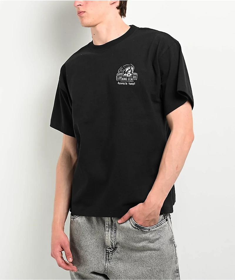 Lurking Class by Sketchy Tank Damaged Goods Black T-Shirt