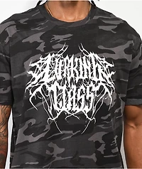 Lurking Class by Sketchy Tank Darkness Black Camo T-Shirt