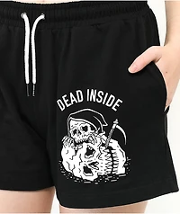 Lurking Class by Sketchy Tank Dead Inside Black Sweat Shorts