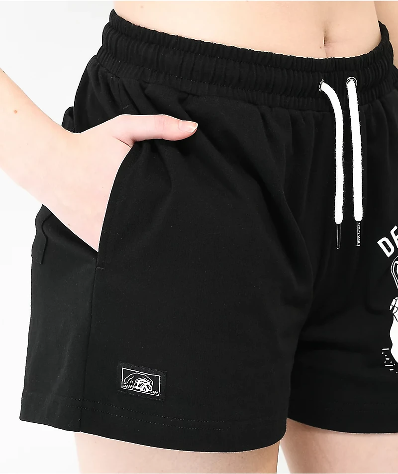 Lurking Class by Sketchy Tank Dead Inside Black Sweat Shorts