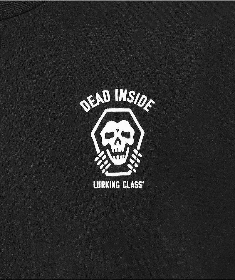 Lurking Class by Sketchy Tank Dead Inside Black T-Shirt