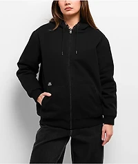 Lurking Class by Sketchy Tank Death Leopard Black & Pink Faux Fur Reversible Work Jacket