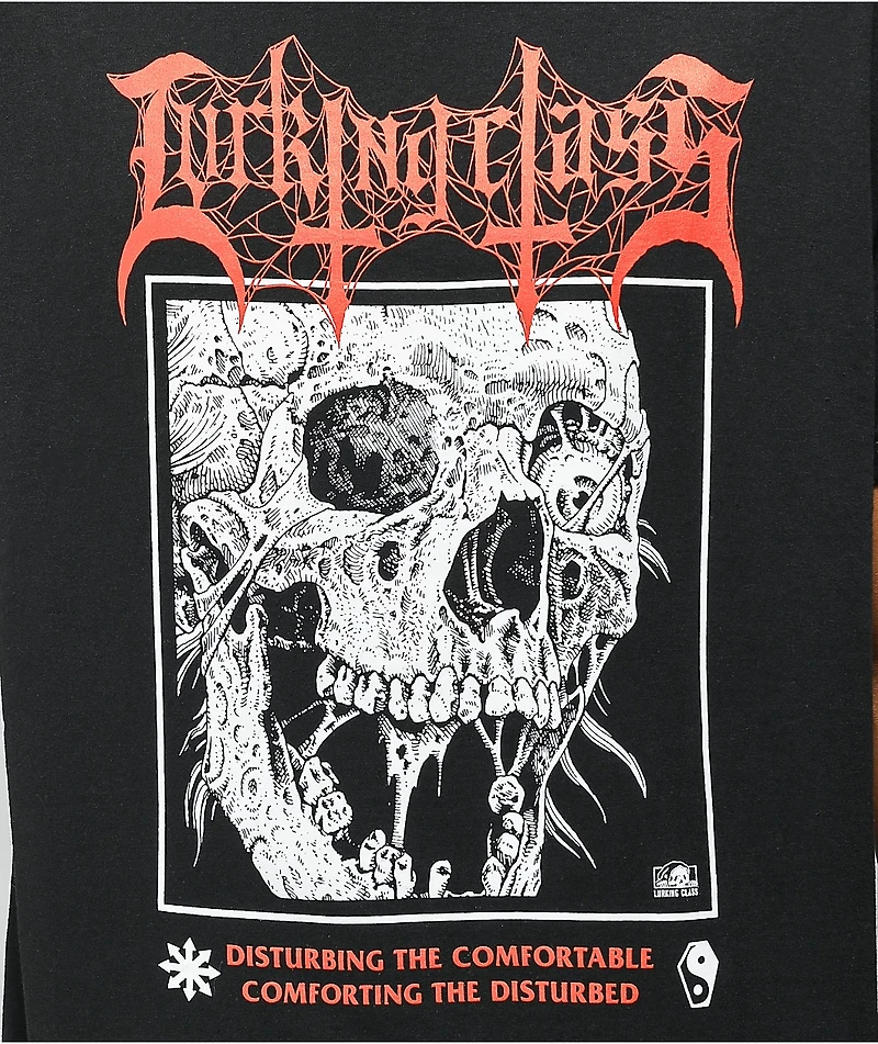 Lurking Class by Sketchy Tank Decay Black T-Shirt