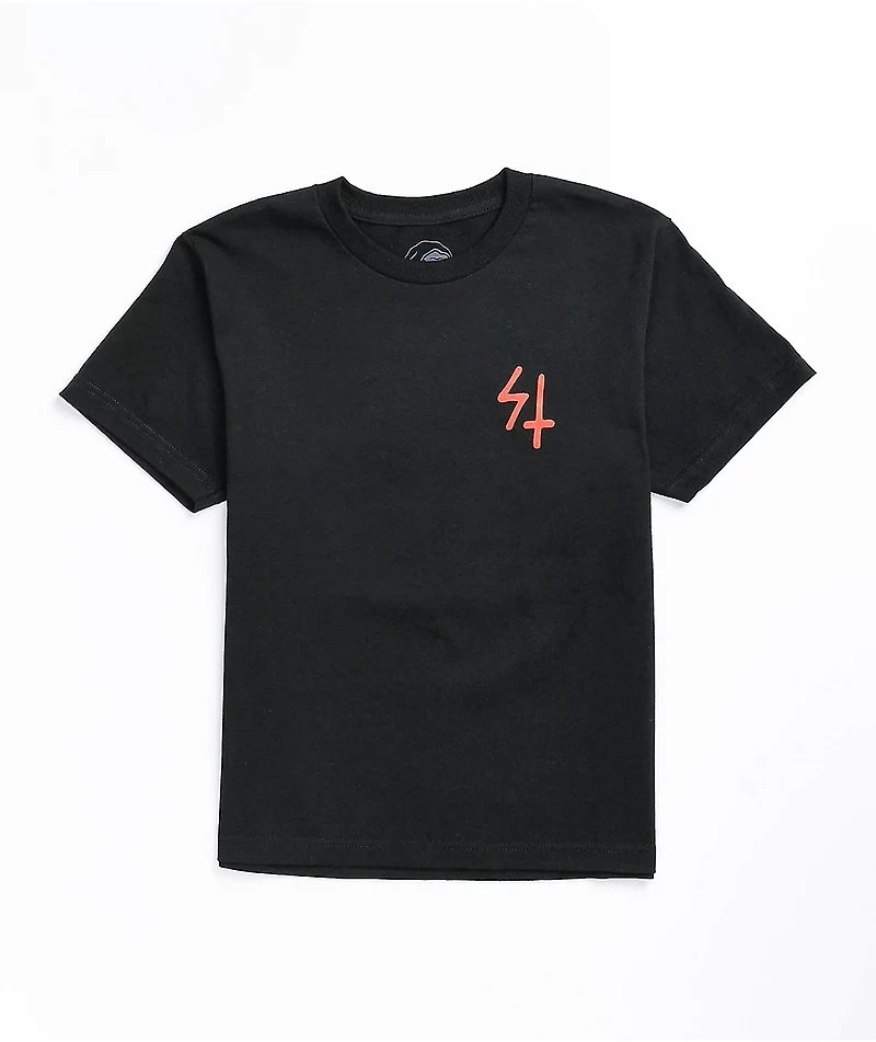 Lurking Class by Sketchy Tank Demons Black T-Shirt