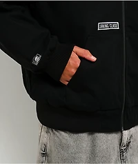 Lurking Class by Sketchy Tank Do No Harm Black Hooded Canvas Work Jacket