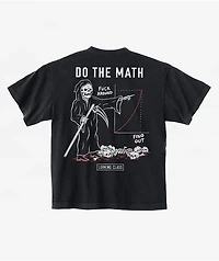 Lurking Class by Sketchy Tank Do The Math Black T-Shirt