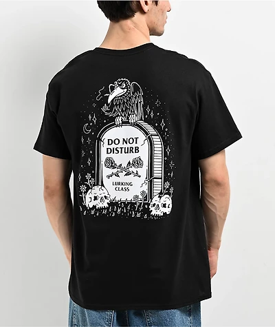 Lurking Class by Sketchy Tank Don Not Disturb Black T-Shirt