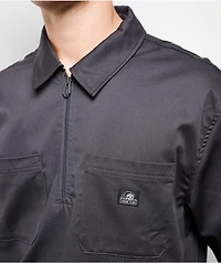 Lurking Class by Sketchy Tank Don't Pray For Me Black Quarter Zip Work Shirt