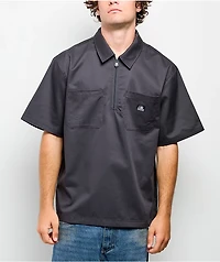 Lurking Class by Sketchy Tank Don't Pray For Me Black Quarter Zip Work Shirt