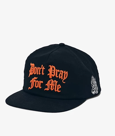 Lurking Class by Sketchy Tank Don't Pray For Me Black Snapback Hat