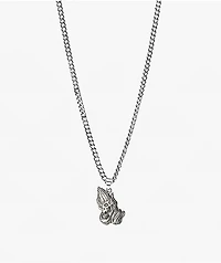 Lurking Class by Sketchy Tank Don't Pray For Me Silver Pendant Necklace