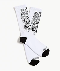 Lurking Class by Sketchy Tank Don't Pray For Me White Crew Socks