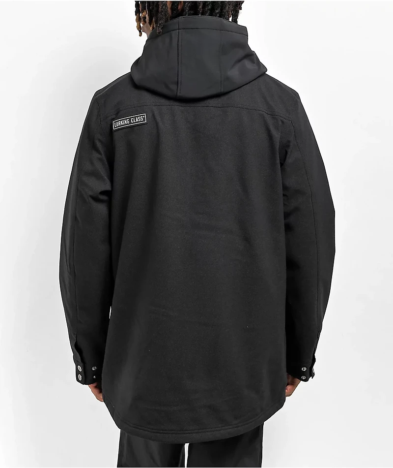 Lurking Class by Sketchy Tank Double Death Black Snowboard Jacket