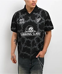 Lurking Class by Sketchy Tank FAFO Black Soccer Jersey