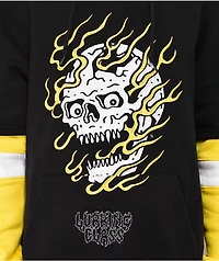 Lurking Class by Sketchy Tank Fire Black & Yellow Hoodie