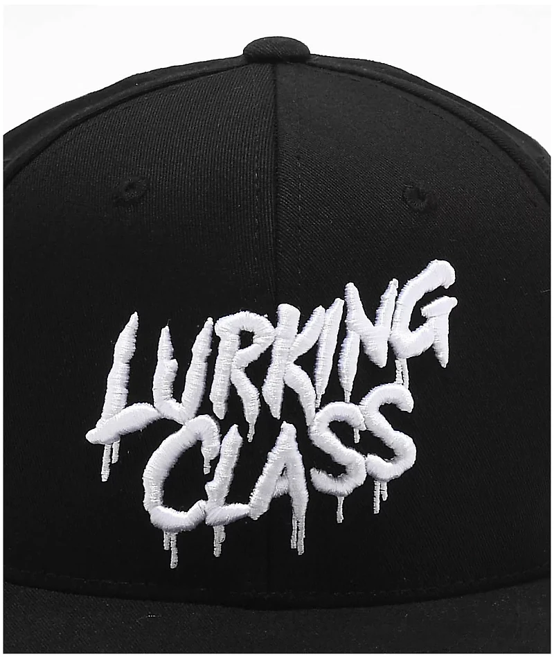 Lurking Class by Sketchy Tank Flash Art Black Snapback Hat