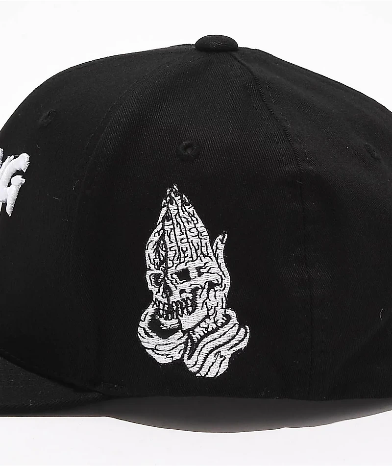 Lurking Class by Sketchy Tank Flash Art Black Snapback Hat