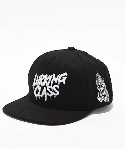 Lurking Class by Sketchy Tank Flash Art Black Snapback Hat