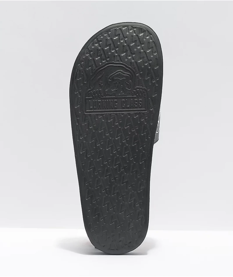 Lurking Class by Sketchy Tank Flash Black & White Slide Sandals
