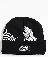 Lurking Class by Sketchy Tank Flash Fold Black Beanie
