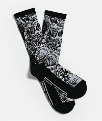 Lurking Class by Sketchy Tank Fun Guy Black Crew Socks