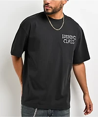 Lurking Class by Sketchy Tank Fun Guy Black T-Shirt